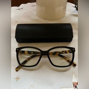 Prada Prescription Glasses Women’s Black Tortoise Shell 53 mm